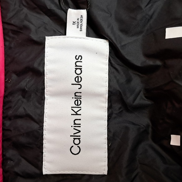 Calvin Klein Jeans Trendy Plus Size Hooded Puffer Jacket - 1X - Picture 11 of 15